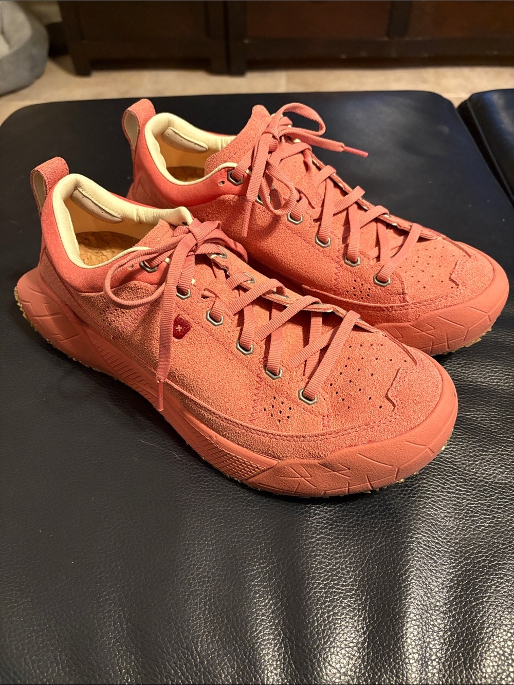 Deckers X Lab X-Scape RDSTR Lightweight Coral Suede Casual Sneakers